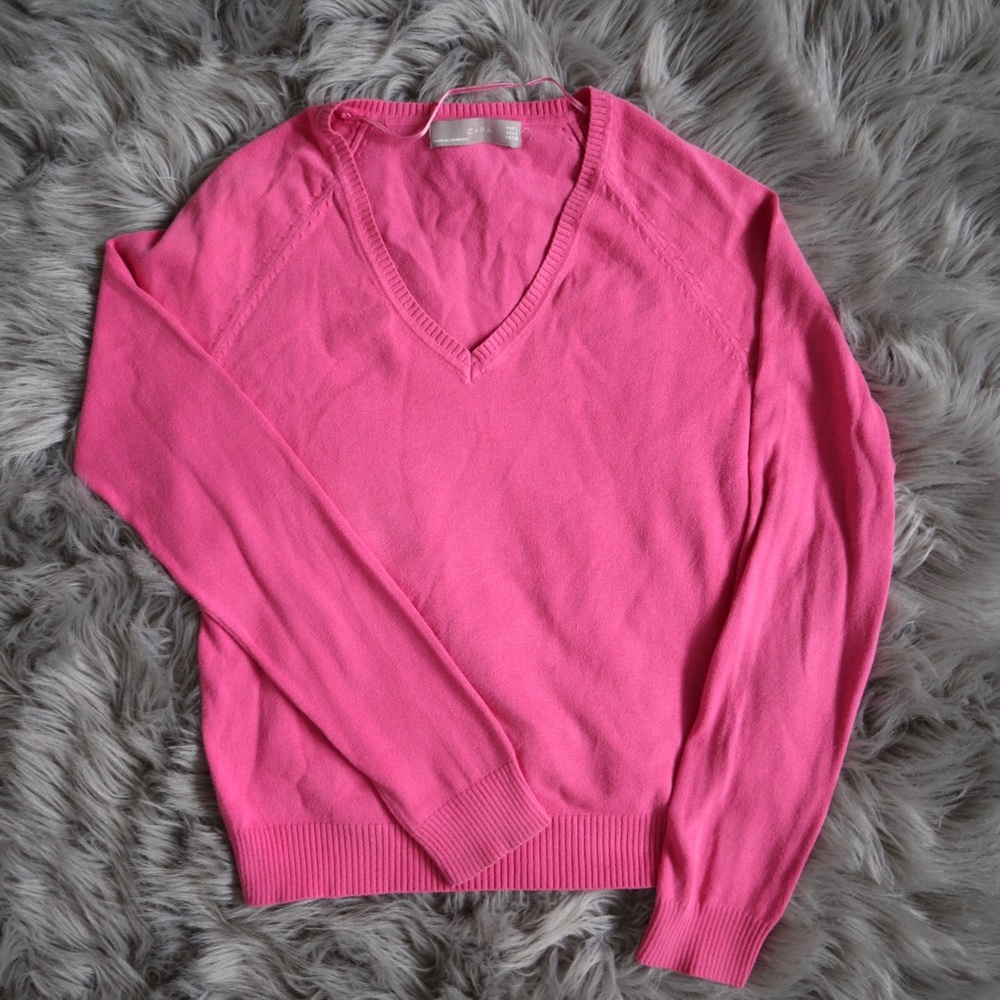 Zara V neck sweater